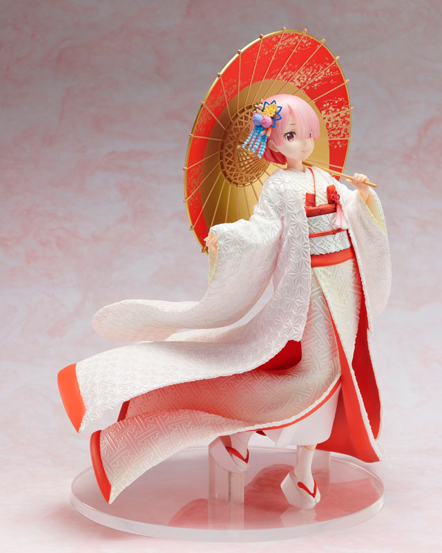 Re:Zero kara Hajimeru Isekai Seikatsu - Ram - F:Nex - 1/7 - Shiromuku ver. (FuRyu), Release Date: 31. Jan 2020, Scale: 1/7 H=280mm (10.92in, 1:1=1.96m), Nippon Figures