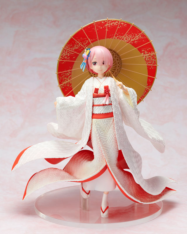 Re:Zero kara Hajimeru Isekai Seikatsu - Ram - F:Nex - 1/7 - Shiromuku ver. (FuRyu), Release Date: 31. Jan 2020, Scale: 1/7 H=280mm (10.92in, 1:1=1.96m), Nippon Figures