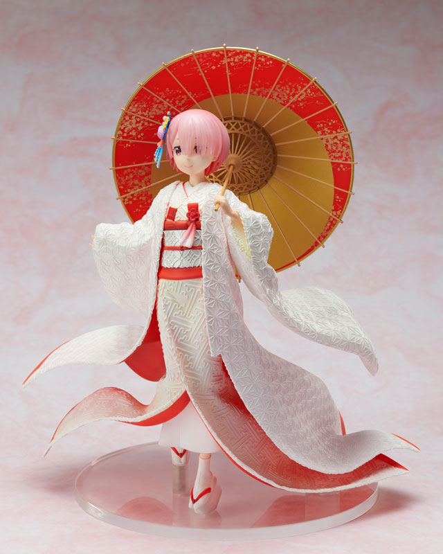 Re:Zero kara Hajimeru Isekai Seikatsu - Ram - F:Nex - 1/7 - Shiromuku ver. (FuRyu), Release Date: 31. Jan 2020, Scale: 1/7 H=280mm (10.92in, 1:1=1.96m), Nippon Figures