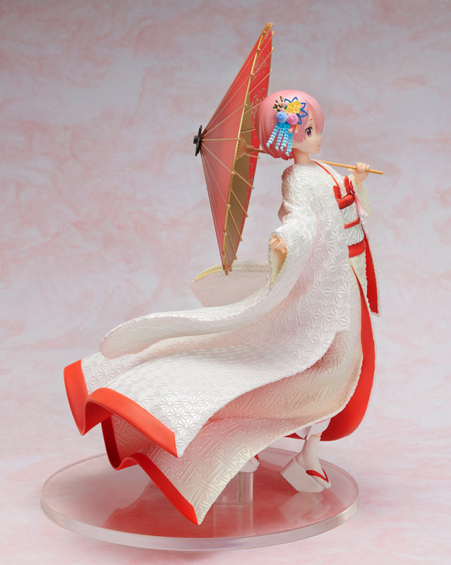 Re:Zero kara Hajimeru Isekai Seikatsu - Ram - F:Nex - 1/7 - Shiromuku ver. (FuRyu), Release Date: 31. Jan 2020, Scale: 1/7 H=280mm (10.92in, 1:1=1.96m), Nippon Figures