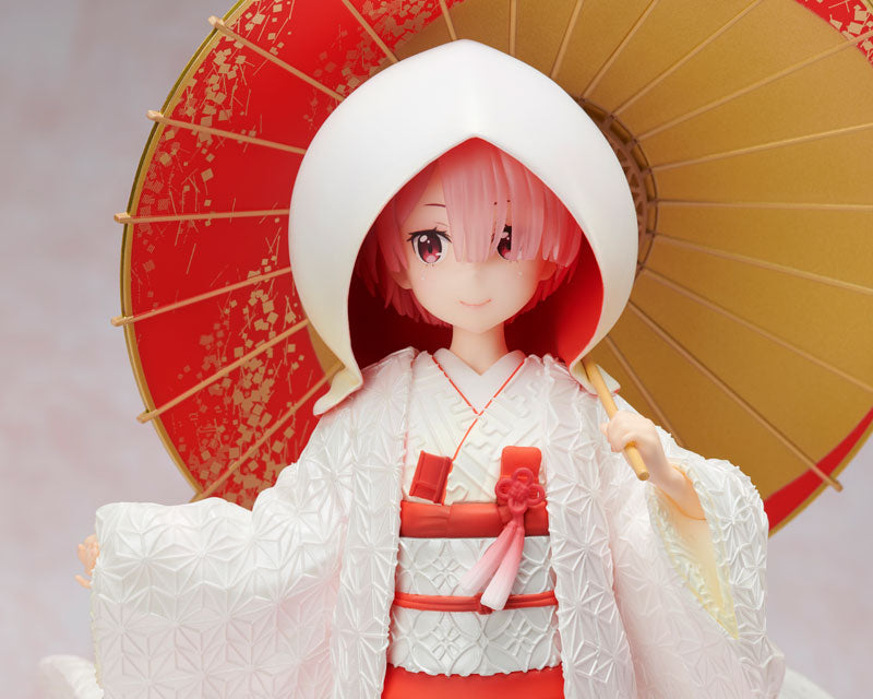 Re:Zero kara Hajimeru Isekai Seikatsu - Ram - F:Nex - 1/7 - Shiromuku ver. (FuRyu), Release Date: 31. Jan 2020, Scale: 1/7 H=280mm (10.92in, 1:1=1.96m), Nippon Figures