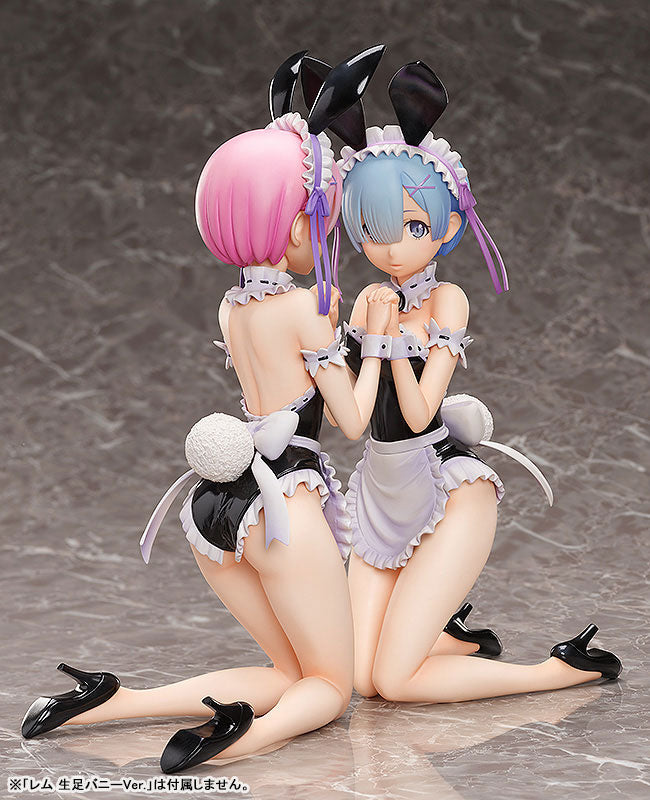 Re:Zero kara Hajimeru Isekai Seikatsu - Ram - B-style - 1/4 - Bare Leg Bunny Ver. (FREEing), PVC figure measuring 300.0 mm, released on 31. Oct 2021, available at Nippon Figures.