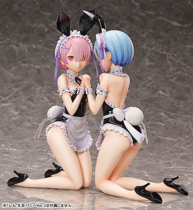 Re:Zero kara Hajimeru Isekai Seikatsu - Ram - B-style - 1/4 - Bare Leg Bunny Ver. (FREEing), PVC figure measuring 300.0 mm, released on 31. Oct 2021, available at Nippon Figures.