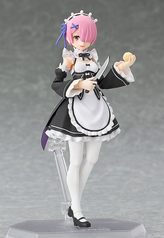 Re:Zero kara Hajimeru Isekai Seikatsu - Ram - Figma #347 - 2021 Re-release (Max Factory), Franchise: Re:Zero kara Hajimeru Isekai Seikatsu, Brand: Max Factory, Release Date: 31. Dec 2021, Type: Figma, Dimensions: 130.0 mm, Material: ABS, Store Name: Nippon Figures