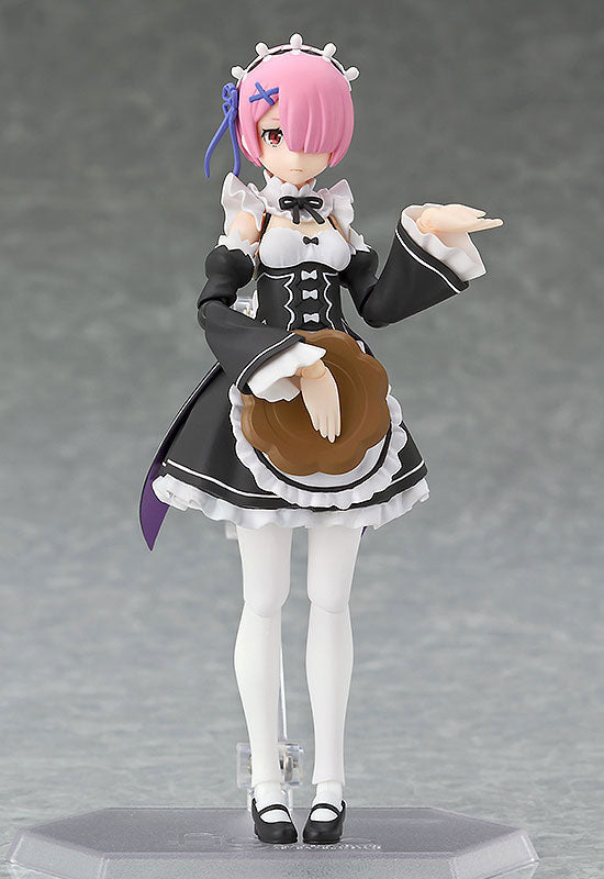 Re:Zero kara Hajimeru Isekai Seikatsu - Ram - Figma #347 - 2021 Re-release (Max Factory), Franchise: Re:Zero kara Hajimeru Isekai Seikatsu, Brand: Max Factory, Release Date: 31. Dec 2021, Type: Figma, Dimensions: 130.0 mm, Material: ABS, Store Name: Nippon Figures
