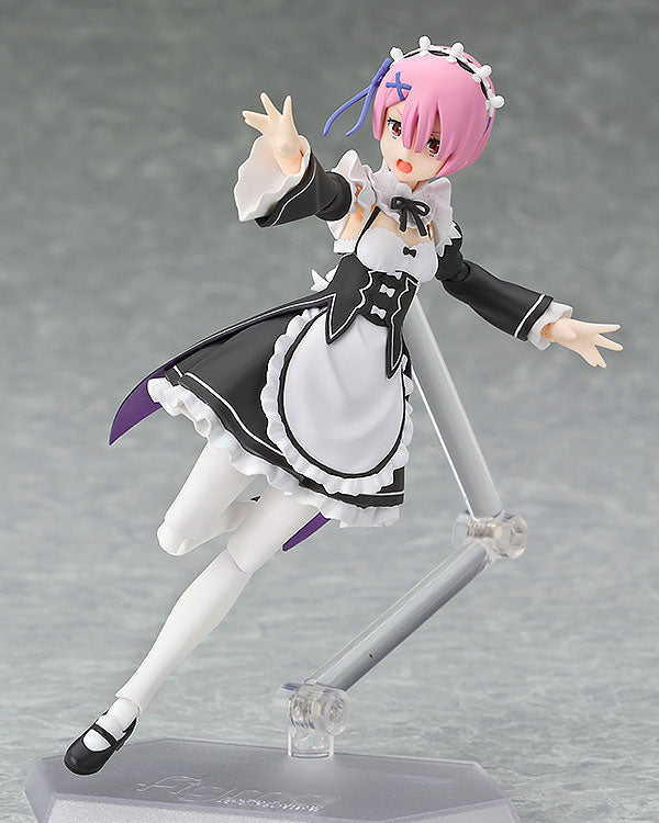 Re:Zero kara Hajimeru Isekai Seikatsu - Ram - Figma #347 - 2021 Re-release (Max Factory), Franchise: Re:Zero kara Hajimeru Isekai Seikatsu, Brand: Max Factory, Release Date: 31. Dec 2021, Type: Figma, Dimensions: 130.0 mm, Material: ABS, Store Name: Nippon Figures