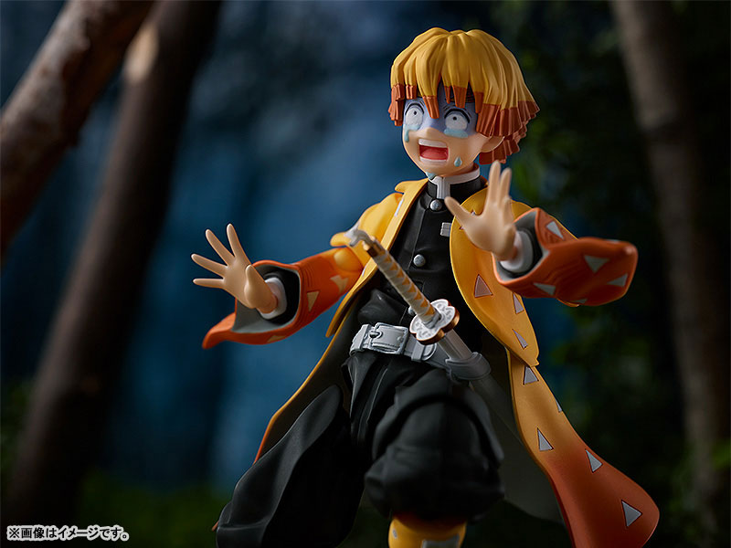Demon Slayer - Agatsuma Zenitsu - Figma - DX Edition (Max Factory), Franchise: Demon Slayer, Brand: Max Factory, Release Date: 28. Feb 2022, Type: Action, Dimensions: 130.0 mm, Material: ABS, Nippon Figures