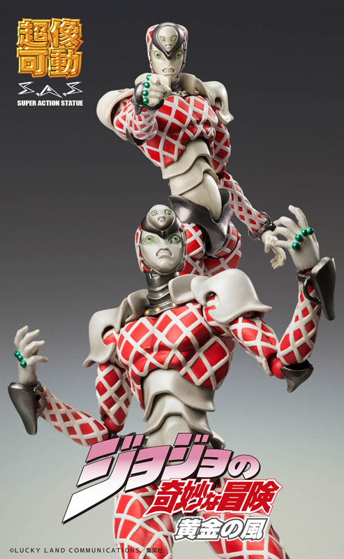 JoJo's Bizarre Adventure - Golden Wind - King Crimson - Super Action Statue #59 - 2022 Re-release (Medicos Entertainment), Franchise: JoJo's Bizarre Adventure, Golden Wind, Brand: Medicos Entertainment, Release Date: 30. Apr 2022, Type: Action, Dimensions: 160.0 mm, Material: PVC, Store Name: Nippon Figures