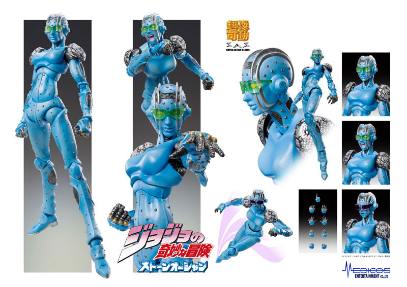JoJo's Bizarre Adventure - Stone Ocean - Stone Free - Super Action Statue #66 - 2021 Re-release (Medicos Entertainment), Franchise: JoJo's Bizarre Adventure, Brand: Medicos Entertainment, Release Date: 27. Dec 2021, Type: Action, Nippon Figures