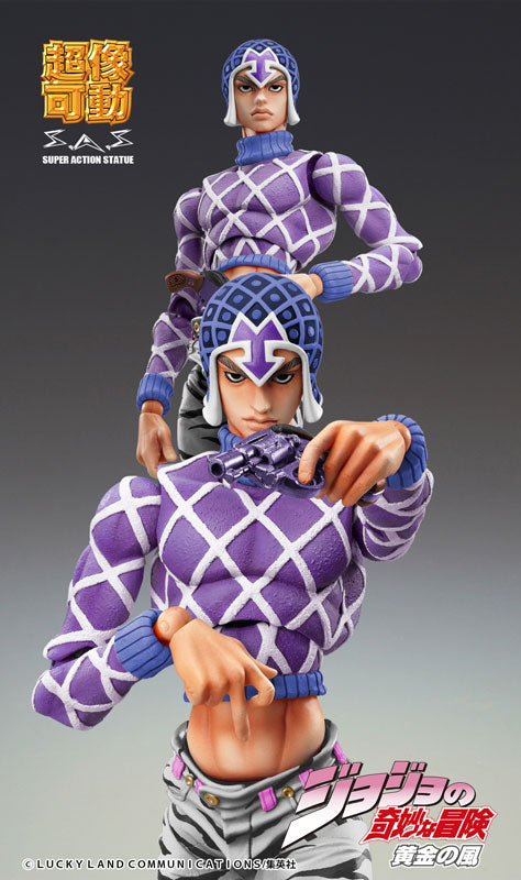 JoJo's Bizarre Adventure - Golden Wind - Guido Mista - Sex Pistols - Super Action Statue - Third (Medicos Entertainment), Franchise: JoJo's Bizarre Adventure, Golden Wind, Brand: Medicos Entertainment, Release Date: 30. Sep 2022, Type: Action, Nippon Figures