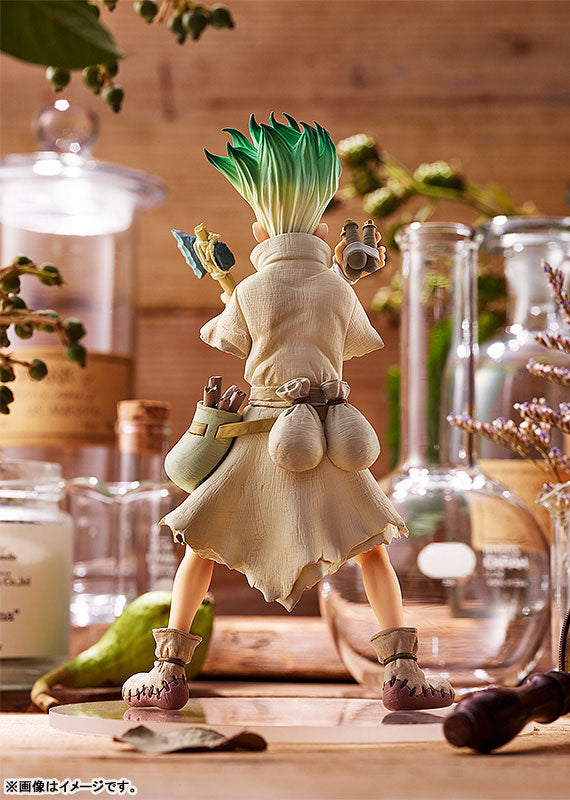 Dr. Stone - Ishigami Senku - Pop Up Parade - 2022 Re-Release (Good Smile Company), Franchise: Dr. Stone, Release Date: 09. Aug 2022, Dimensions: 170.0 mm, Store Name: Nippon Figures
