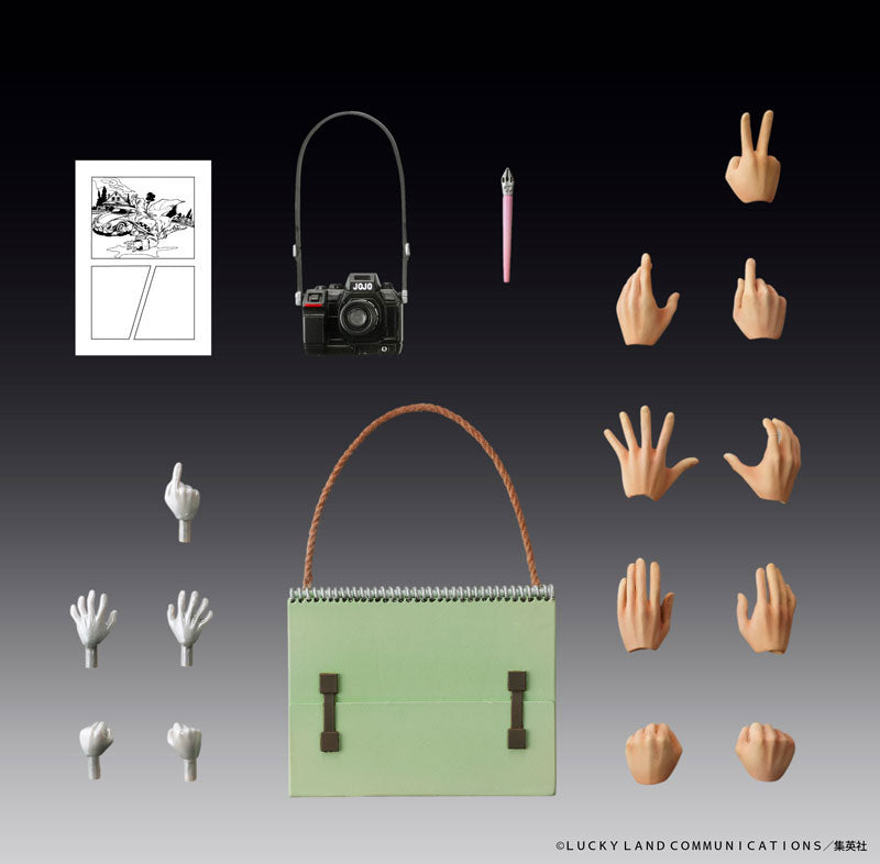 Diamond Is Unbreakable - JoJo's Bizarre Adventure - Heaven's Door - Kishibe Rohan - Super Action Statue #29 - 2022 Re-release (Medicos Entertainment), Franchise: Diamond Is Unbreakable, JoJo's Bizarre Adventure, Brand: Medicos Entertainment, Release Date: 31. Mar 2023, Type: Action, Store Name: Nippon Figures