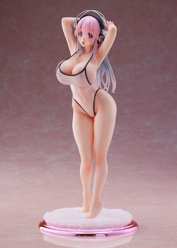 SoniComi (Super Sonico) - Sonico - Dream Tech - 1/7 - White Swimsuit Style (Wave), Franchise: SoniComi (Super Sonico), Brand: WAVE, Release Date: 20. Dec 2022, Type: General, Dimensions: 26.0 cm, Material: PVC, Store Name: Nippon Figures