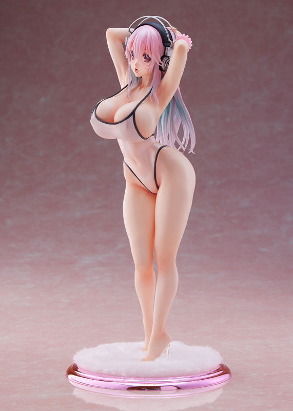 SoniComi (Super Sonico) - Sonico - Dream Tech - 1/7 - White Swimsuit Style (Wave), Franchise: SoniComi (Super Sonico), Brand: WAVE, Release Date: 20. Dec 2022, Type: General, Dimensions: 26.0 cm, Material: PVC, Store Name: Nippon Figures