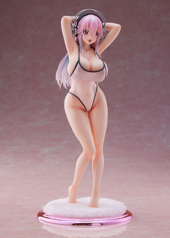SoniComi (Super Sonico) - Sonico - Dream Tech - 1/7 - White Swimsuit Style (Wave), Franchise: SoniComi (Super Sonico), Brand: WAVE, Release Date: 20. Dec 2022, Type: General, Dimensions: 26.0 cm, Material: PVC, Store Name: Nippon Figures