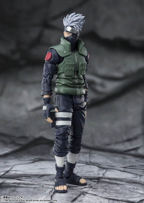 "Naruto Shippuden - Hatake Kakashi - S.H.Figuarts - The Famed Sharingan Hero (Bandai Spirits), Franchise: Naruto Shippuden, Brand: Bandai Spirits, Release Date: 26. Dec 2022, Type: Action, Nippon Figures"