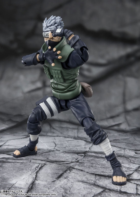 "Naruto Shippuden - Hatake Kakashi - S.H.Figuarts - The Famed Sharingan Hero (Bandai Spirits), Franchise: Naruto Shippuden, Brand: Bandai Spirits, Release Date: 26. Dec 2022, Type: Action, Nippon Figures"