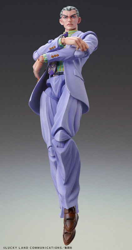 JoJo's Bizarre Adventure: Diamond Is Unbreakable - Kawajiri Kosaku Kira - Kira Yoshikage - Sheer Heart Attack - Super Action Statue #26 - Second - 2023 Re-release (Medicos Entertainment), Franchise: Diamond Is Unbreakable, JoJo's Bizarre Adventure, Release Date: 26. Apr 2023, Type: Action, Dimensions: 160.0 mm, Material: PVC, Store Name: Nippon Figures