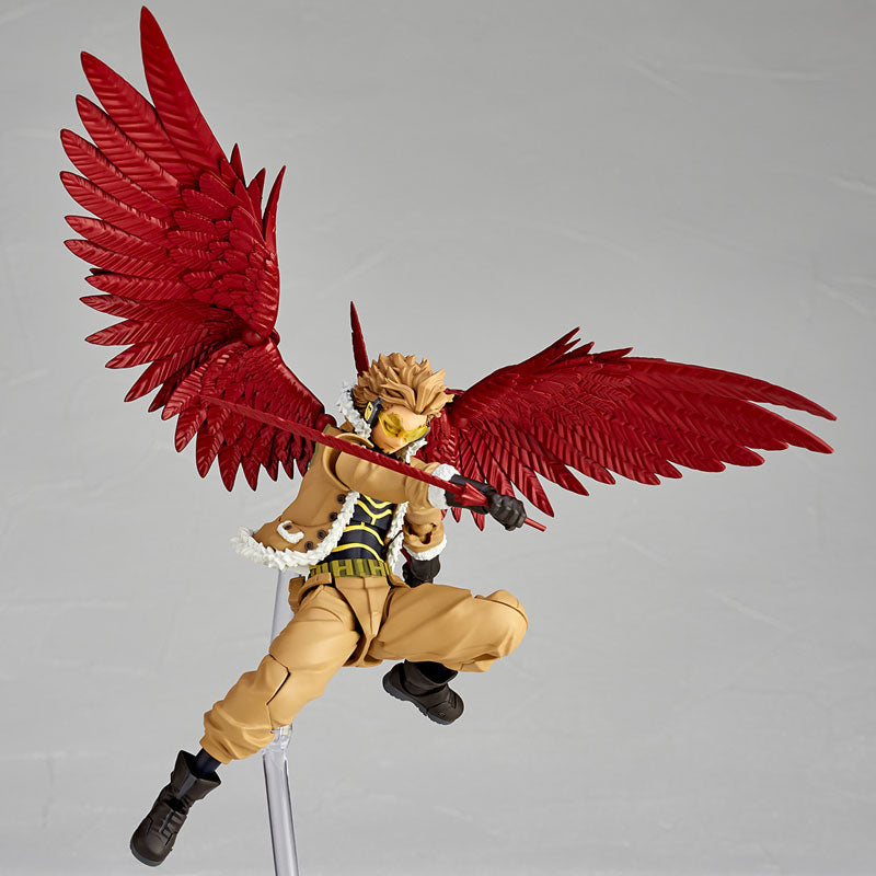 "My Hero Academia - Hawks - Amazing Yamaguchi No.029 - Revoltech - 2022 Re-release (Kaiyodo, Takara Tomy), Franchise: My Hero Academia, Release Date: 24. Mar 2023, Dimensions: 155 mm, Store Name: Nippon Figures"