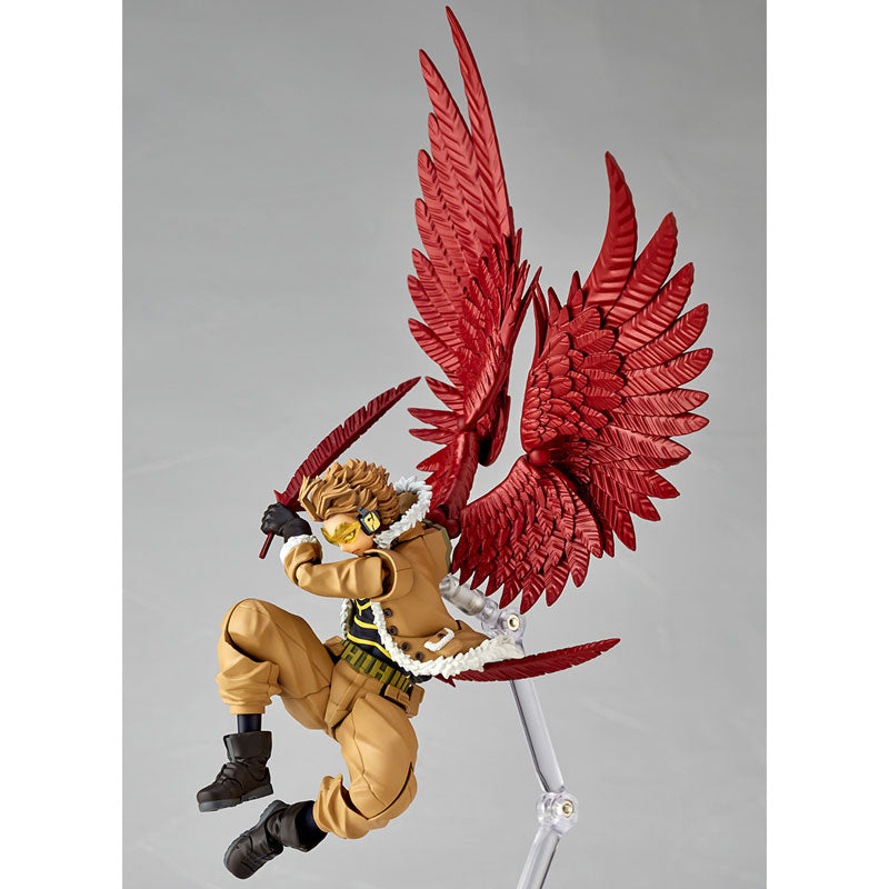 "My Hero Academia - Hawks - Amazing Yamaguchi No.029 - Revoltech - 2022 Re-release (Kaiyodo, Takara Tomy), Franchise: My Hero Academia, Release Date: 24. Mar 2023, Dimensions: 155 mm, Store Name: Nippon Figures"