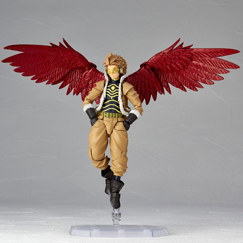 "My Hero Academia - Hawks - Amazing Yamaguchi No.029 - Revoltech - 2022 Re-release (Kaiyodo, Takara Tomy), Franchise: My Hero Academia, Release Date: 24. Mar 2023, Dimensions: 155 mm, Store Name: Nippon Figures"