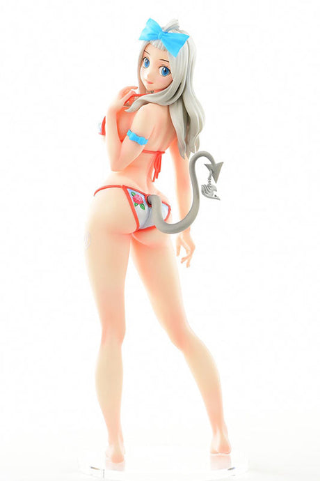 Fairy Tail - Mirajane Strauss - 1/6 - PURE in HEART, Rose Bikini ver. (Orca Toys), PVC material, 250.0 mm dimensions, Nippon Figures