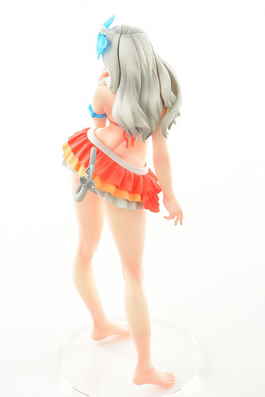 Fairy Tail - Mirajane Strauss - 1/6 - PURE in HEART, Rose Bikini ver. (Orca Toys), PVC material, 250.0 mm dimensions, Nippon Figures