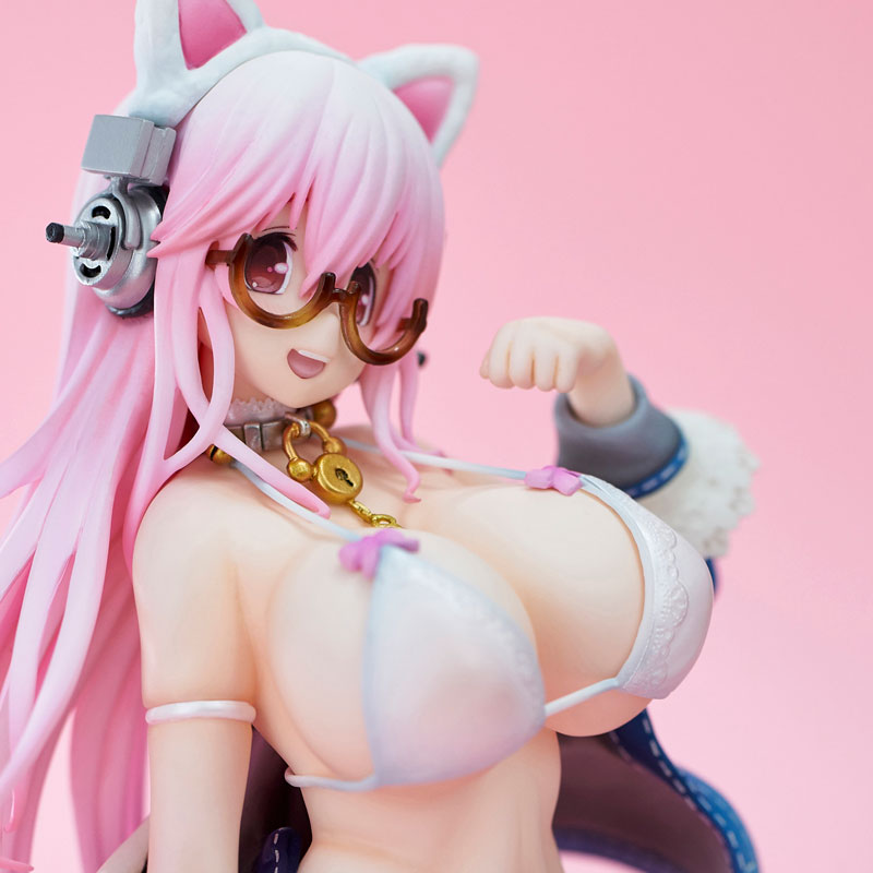 SoniComi (Super Sonico) - Sonico - White Cat Ver. - 2021 Re-release (Union Creative International Ltd), Franchise: SoniComi, Brand: Union Creative, Release Date: 28. Feb 2021, Type: General, Dimensions: 270.0 mm, Material: ATBC, Store Name: Nippon Figures