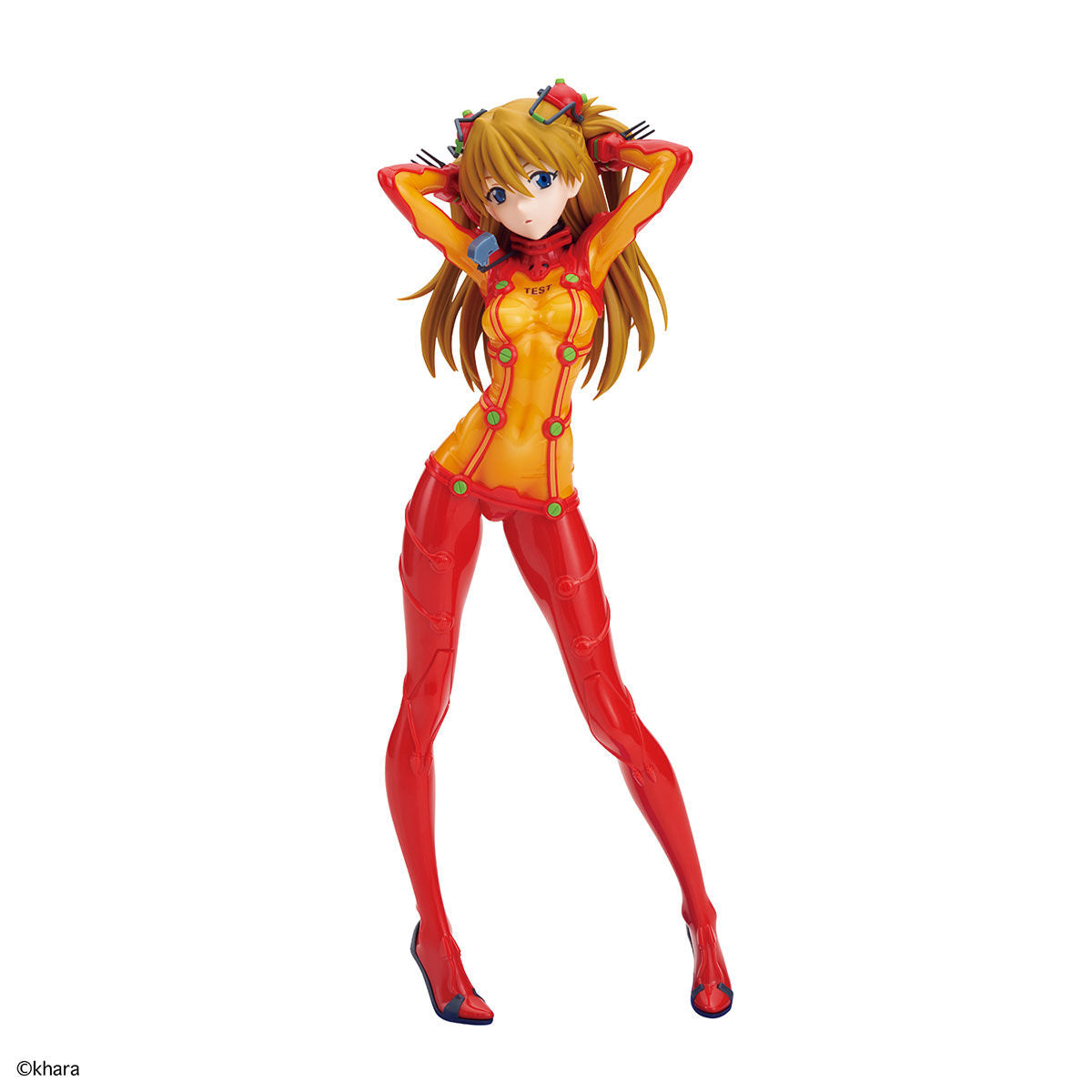 Evangelion - Soryu Asuka Langley - Figure-rise LABO (Bandai), Translucent suit that adheres to the skin, eye-tracking injection for realistic gaze, Nippon Figures