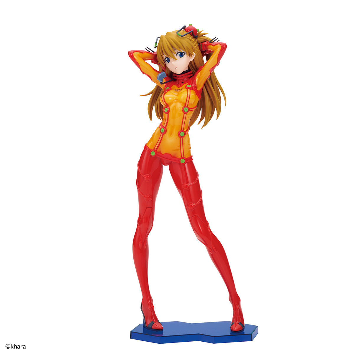 Evangelion - Soryu Asuka Langley - Figure-rise LABO (Bandai), Translucent suit that adheres to the skin, eye-tracking injection for realistic gaze, Nippon Figures