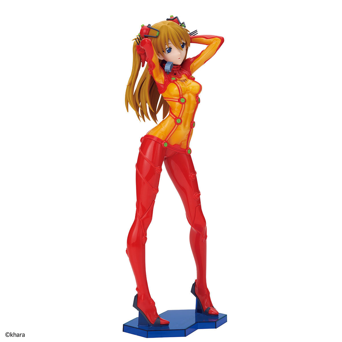 Evangelion - Soryu Asuka Langley - Figure-rise LABO (Bandai), Translucent suit that adheres to the skin, eye-tracking injection for realistic gaze, Nippon Figures