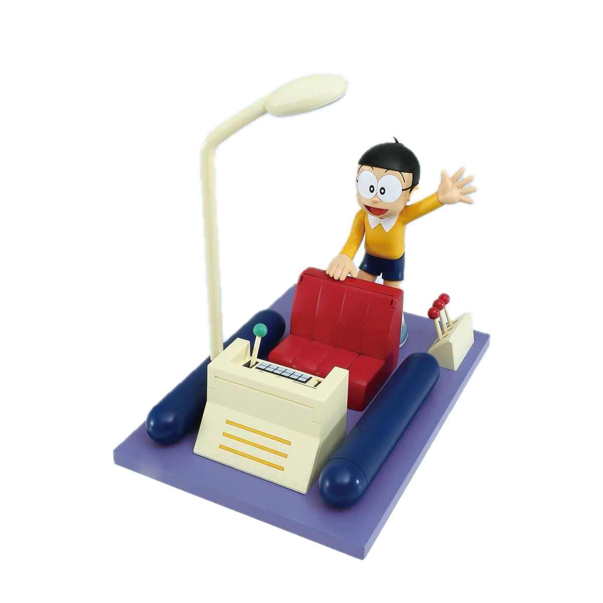 Doraemon - Time Machine - Figure-rise Mechanics Model Kit (Bandai), Doraemon's secret tool, the Time Machine with detailed internal mechanics, Nobita included, Bandai - Nippon Figures