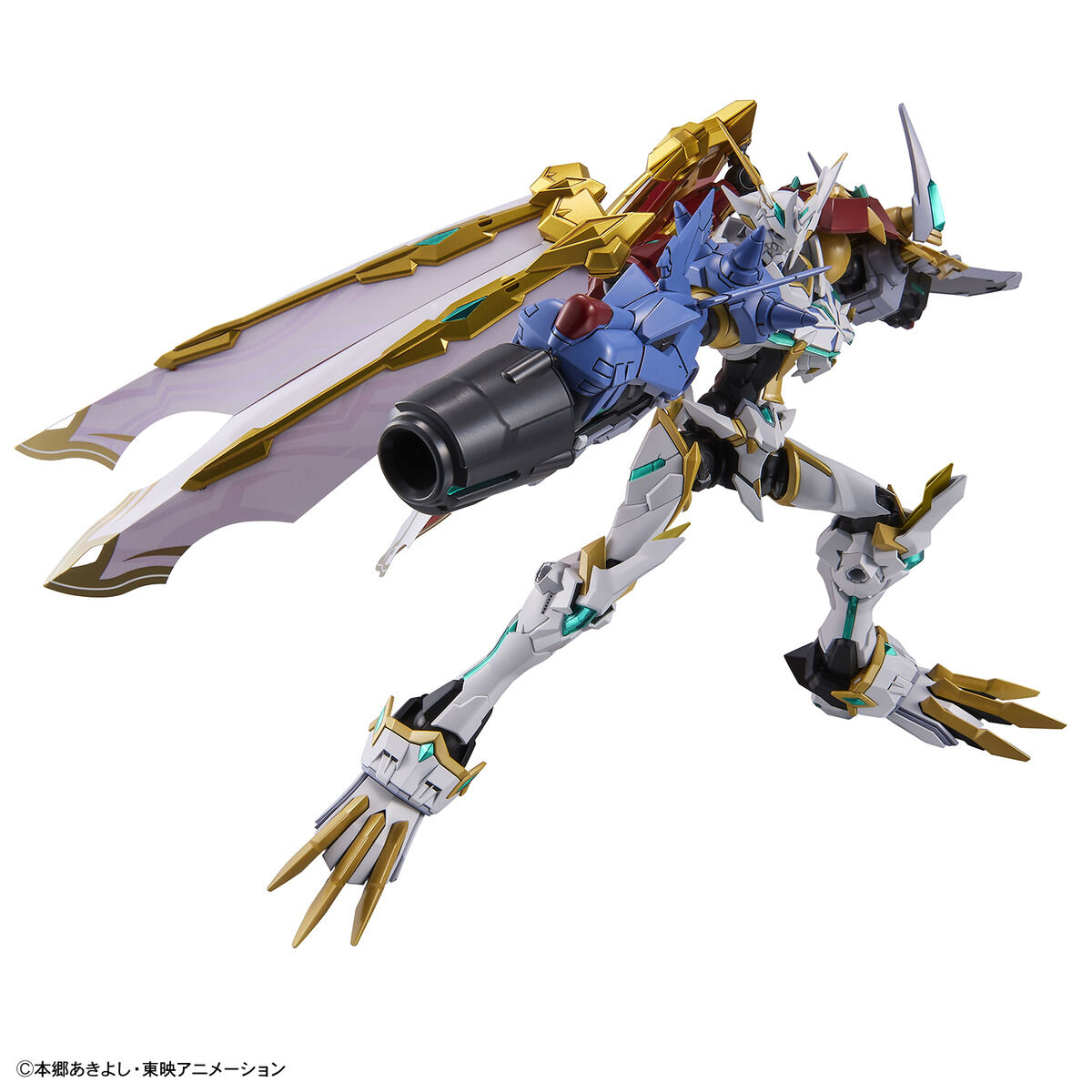 From 'Digimon Adventure', Omnimon appears in the Figure-rise Standard Amplified series.