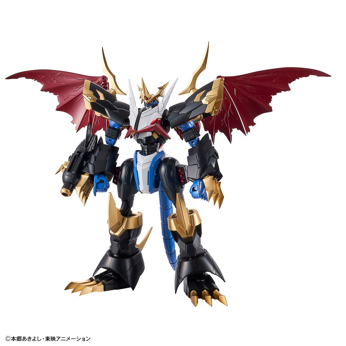 Digimon - Imperialdramon - Figure-rise Standard Amplified Model Kit, Featuring two transformation modes with interchangeable parts and extendable features, includes Positron Laser and Foil Seal. Released on 2021-01-30 by Bandai. Available at Nippon Figures.