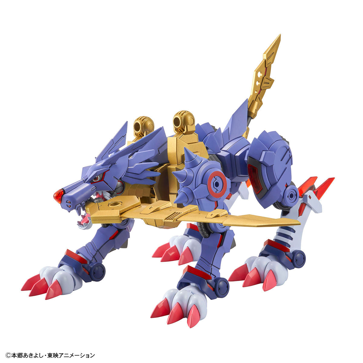 Digimon - MetalGarurumon - Figure-rise Standard Amplified Model Kit, From 'Digimon Adventure', MetalGarurumon joins the Figure-rise Standard Amplified series! As supervised by official, the plastic model uses the illustration drawn by As'Maria to recreate the character.