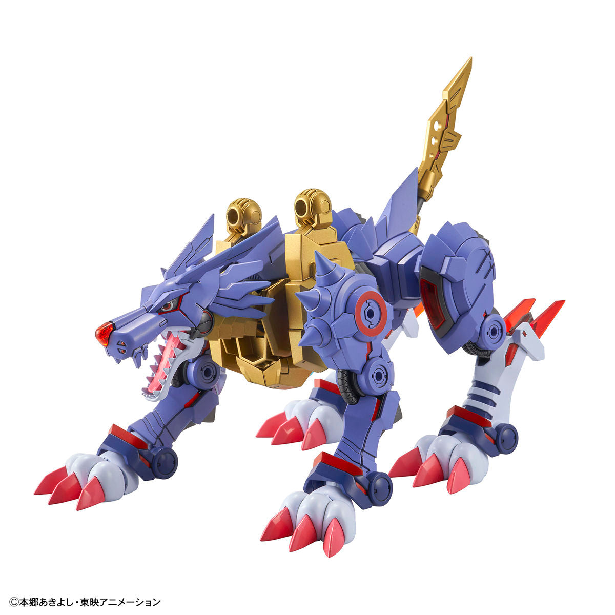 Digimon - MetalGarurumon - Figure-rise Standard Amplified Model Kit, From 'Digimon Adventure', MetalGarurumon joins the Figure-rise Standard Amplified series! As supervised by official, the plastic model uses the illustration drawn by As'Maria to recreate the character.