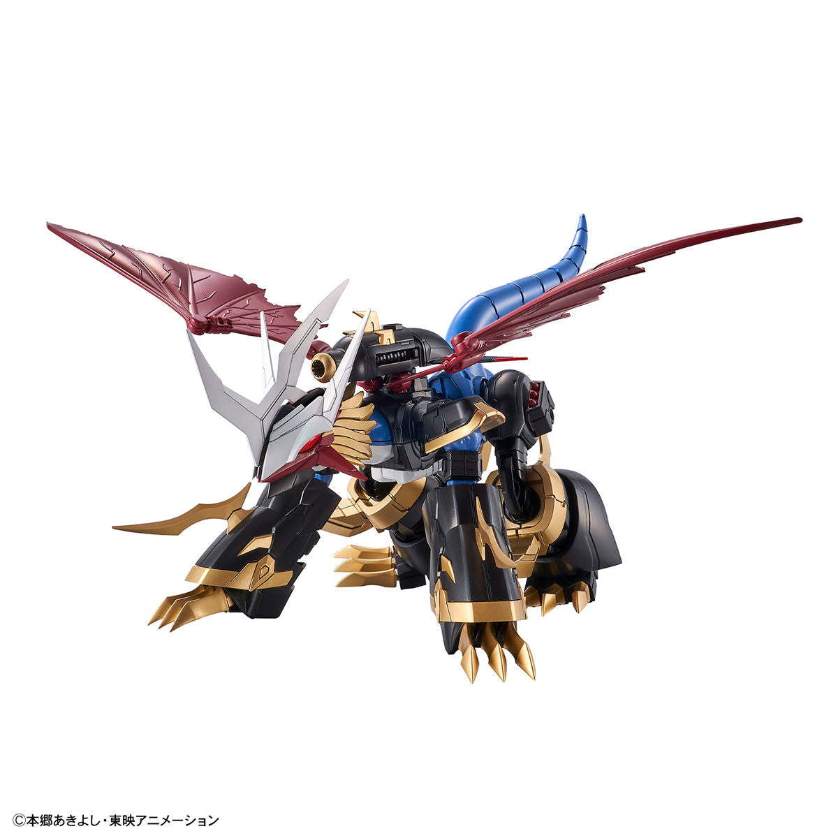 Digimon - Imperialdramon - Figure-rise Standard Amplified Model Kit, Featuring two transformation modes with interchangeable parts and extendable features, includes Positron Laser and Foil Seal. Released on 2021-01-30 by Bandai. Available at Nippon Figures.