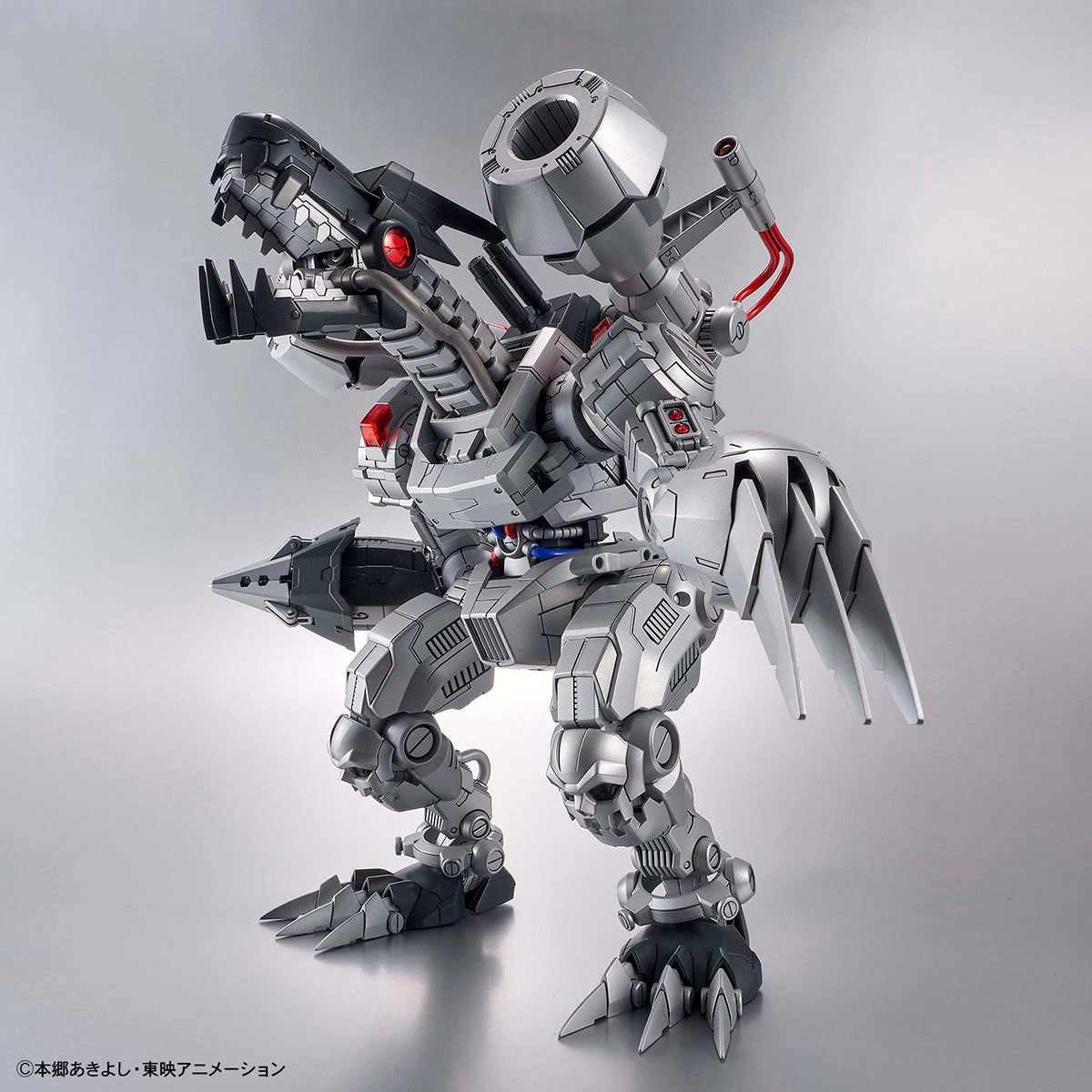 Digimon - Machinedramon - Figure-rise Standard Amplified Model Kit, Largest kit in the series measuring 250mm in length, with snake-like structure and chest opening gimmick, Nippon Figures