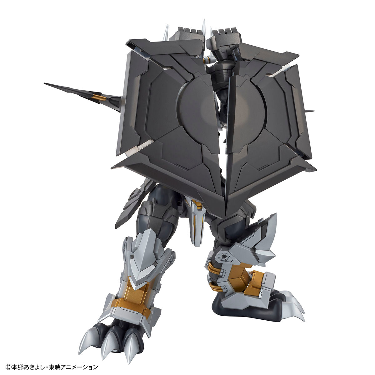 Digimon - Black WarGreymon - Figure-rise Standard Amplified Model Kit, Includes 2 Dramon Killers, 1 set of wing parts, 2 effect parts, 1 foil sticker sheet, Franchise: Digimon, Brand: Bandai, Release Date: 2020-09-12, Type: Model Kit, Nippon Figures