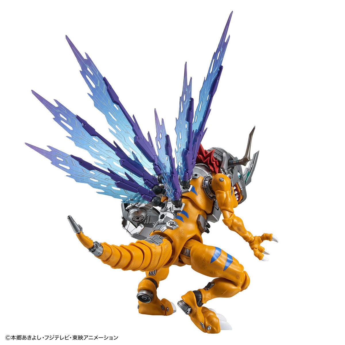 Digimon - MetalGreymon (Vaccine) - Figure-rise Standard Amplified Model Kit, Armament parts x1 set, Display base x1, Joint parts x1 set, Stickers x1, 3D metallic stickers x1, PET sheet x1, Lead wires x2 types, Franchise: Digimon, Brand: Bandai, Release Date: 2023-11-25, Type: Model Kit, Nippon Figures