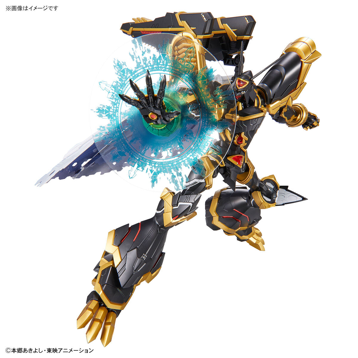 Digimon - Alphamon - Figure-rise Standard Amplified Model Kit (Bandai), Holy Sword Gradalpha x1, Hand parts x1 set, PET sheets x2 types, Stickers x1, Jewel stickers x1 set, Franchise: Digimon, Brand: Bandai, Release Date: 2022-09-23, Type: Model Kit, Nippon Figures
