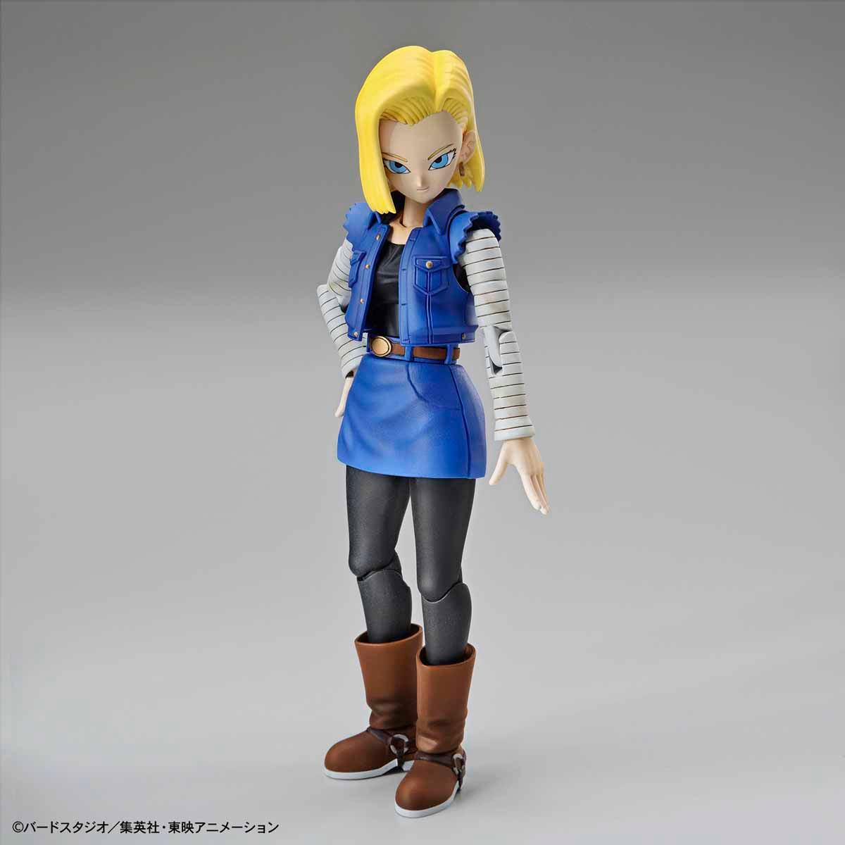 Dragon Ball - Android 18 - Figure-rise Standard Model Kit, Includes Energy effect parts, Facial expressions x3, Fist hands x1 each, Open hands x1 each, Franchise: Dragon Ball, Brand: Bandai, Release Date: 2019-10-12, Type: Model Kit, Nippon Figures