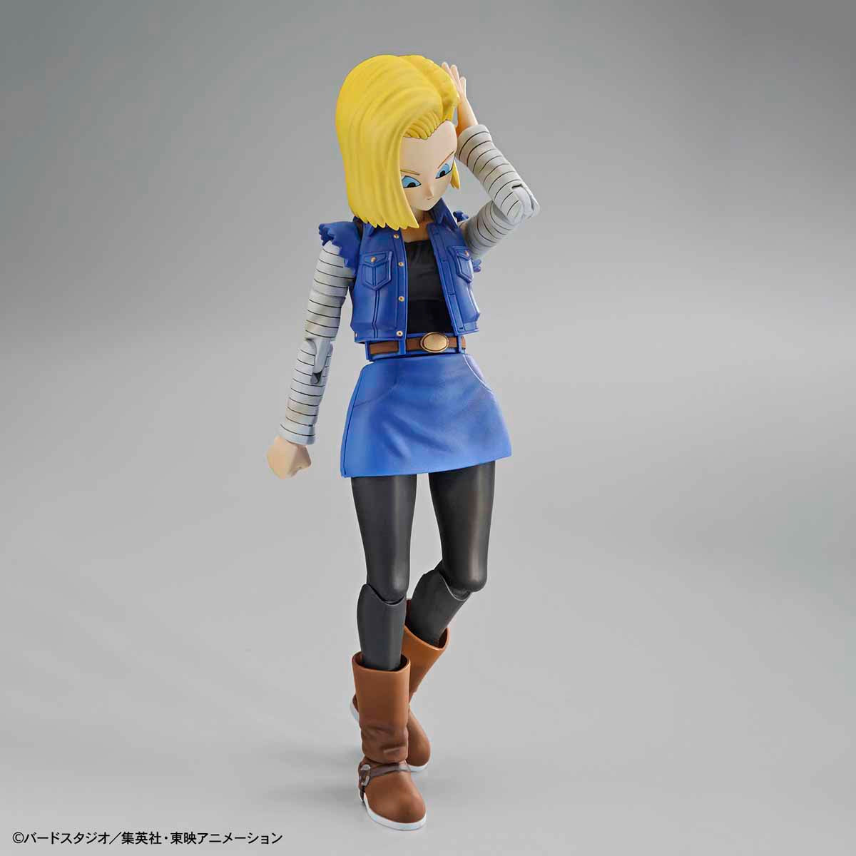 Dragon Ball - Android 18 - Figure-rise Standard Model Kit, Includes Energy effect parts, Facial expressions x3, Fist hands x1 each, Open hands x1 each, Franchise: Dragon Ball, Brand: Bandai, Release Date: 2019-10-12, Type: Model Kit, Nippon Figures
