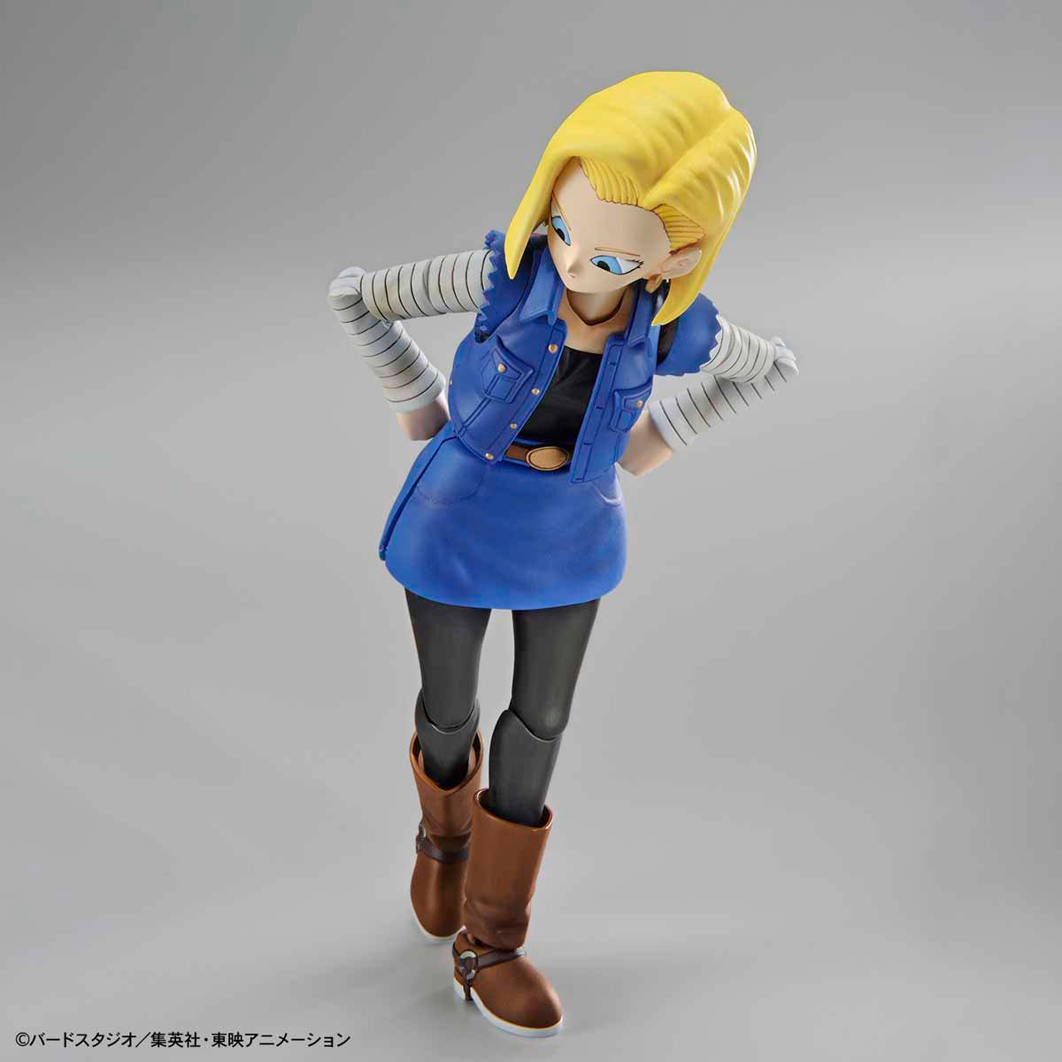 Dragon Ball - Android 18 - Figure-rise Standard Model Kit, Includes Energy effect parts, Facial expressions x3, Fist hands x1 each, Open hands x1 each, Franchise: Dragon Ball, Brand: Bandai, Release Date: 2019-10-12, Type: Model Kit, Nippon Figures