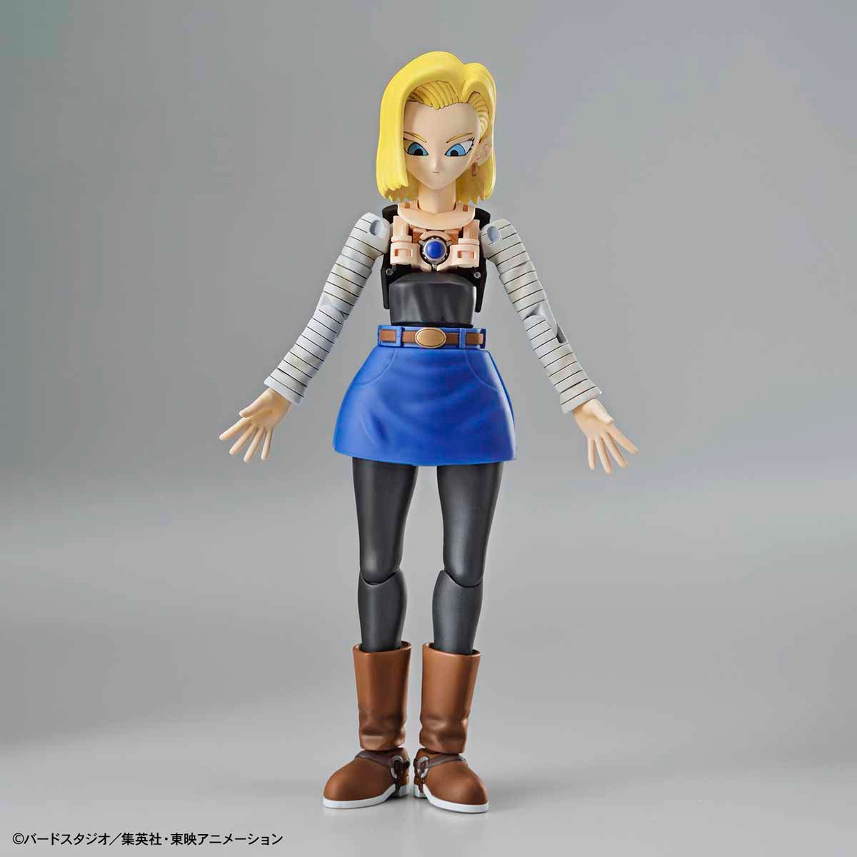 Dragon Ball - Android 18 - Figure-rise Standard Model Kit, Includes Energy effect parts, Facial expressions x3, Fist hands x1 each, Open hands x1 each, Franchise: Dragon Ball, Brand: Bandai, Release Date: 2019-10-12, Type: Model Kit, Nippon Figures