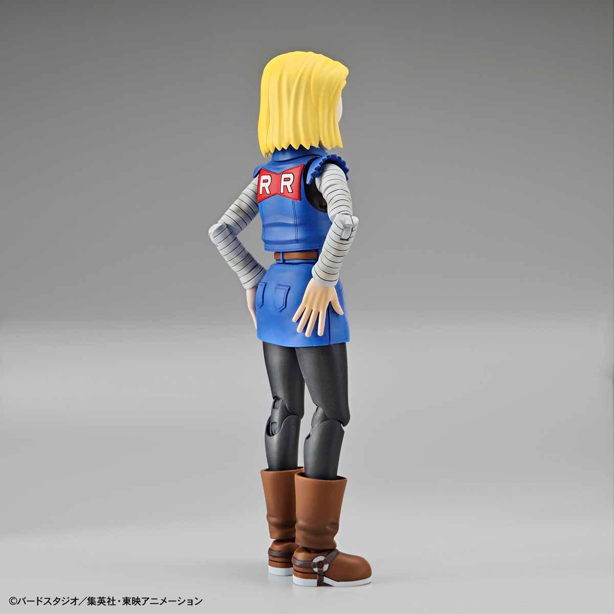 Dragon Ball - Android 18 - Figure-rise Standard Model Kit, Includes Energy effect parts, Facial expressions x3, Fist hands x1 each, Open hands x1 each, Franchise: Dragon Ball, Brand: Bandai, Release Date: 2019-10-12, Type: Model Kit, Nippon Figures