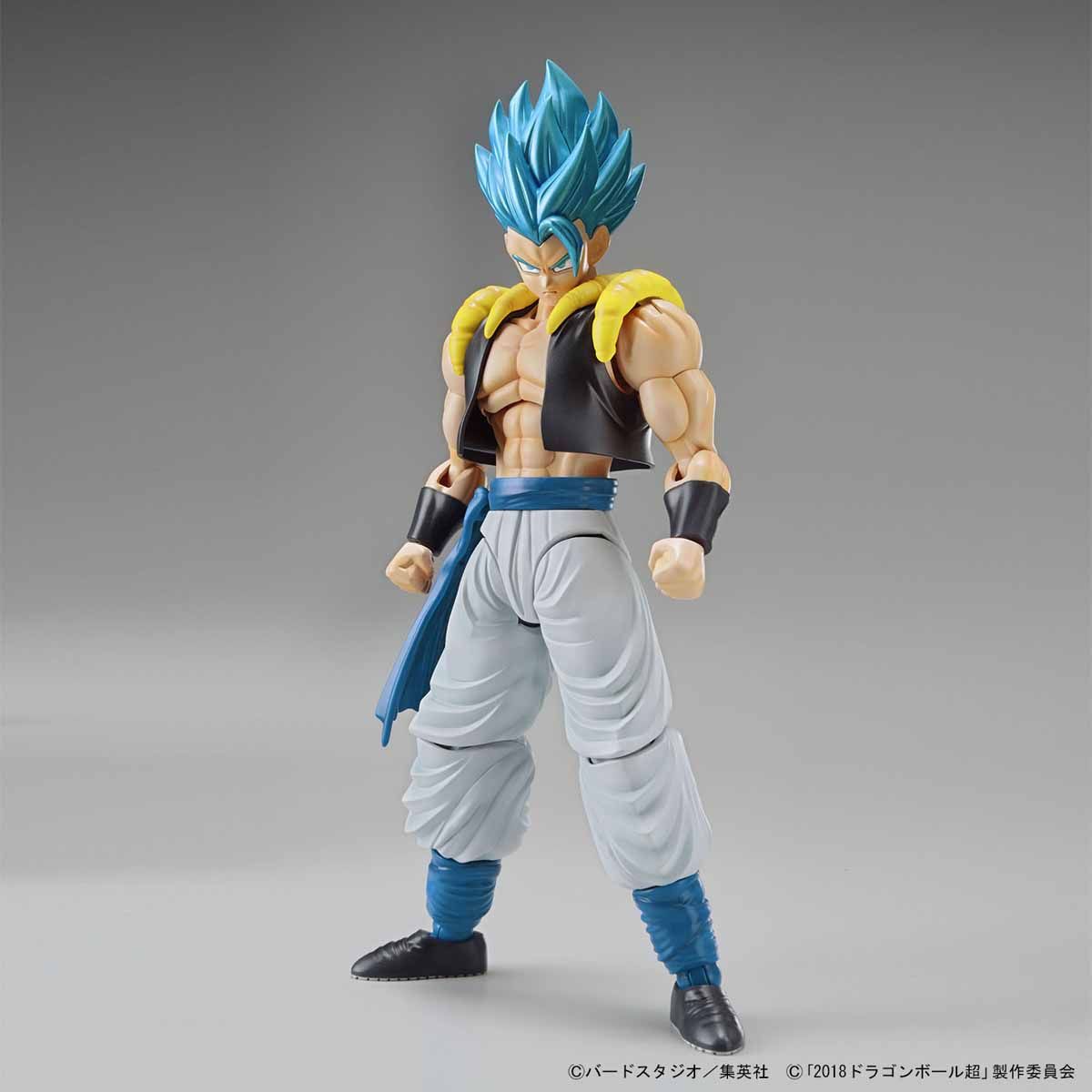 Dragon Ball - Super Saiyan God Gogeta - Figure-rise Standard Model Kit (Bandai), Includes 4 special attack effect parts and black-haired head parts, Nippon Figures