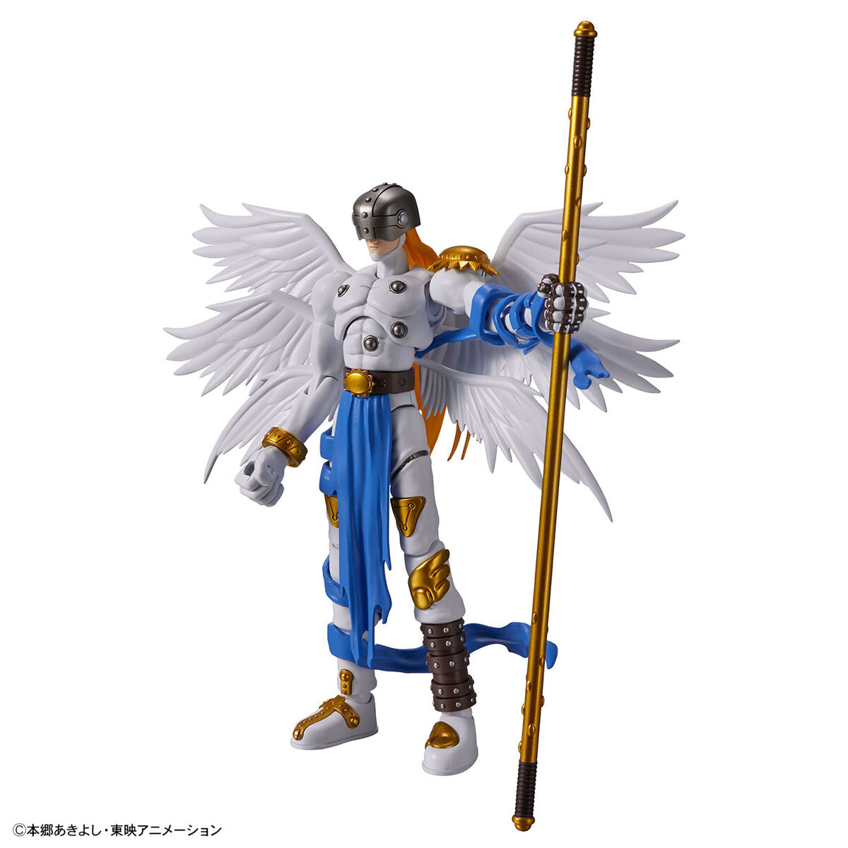 Digimon - Angemon - Figure-rise Standard Model Kit, Angel-type Digimon with movable wings and cloth parts, Nippon Figures