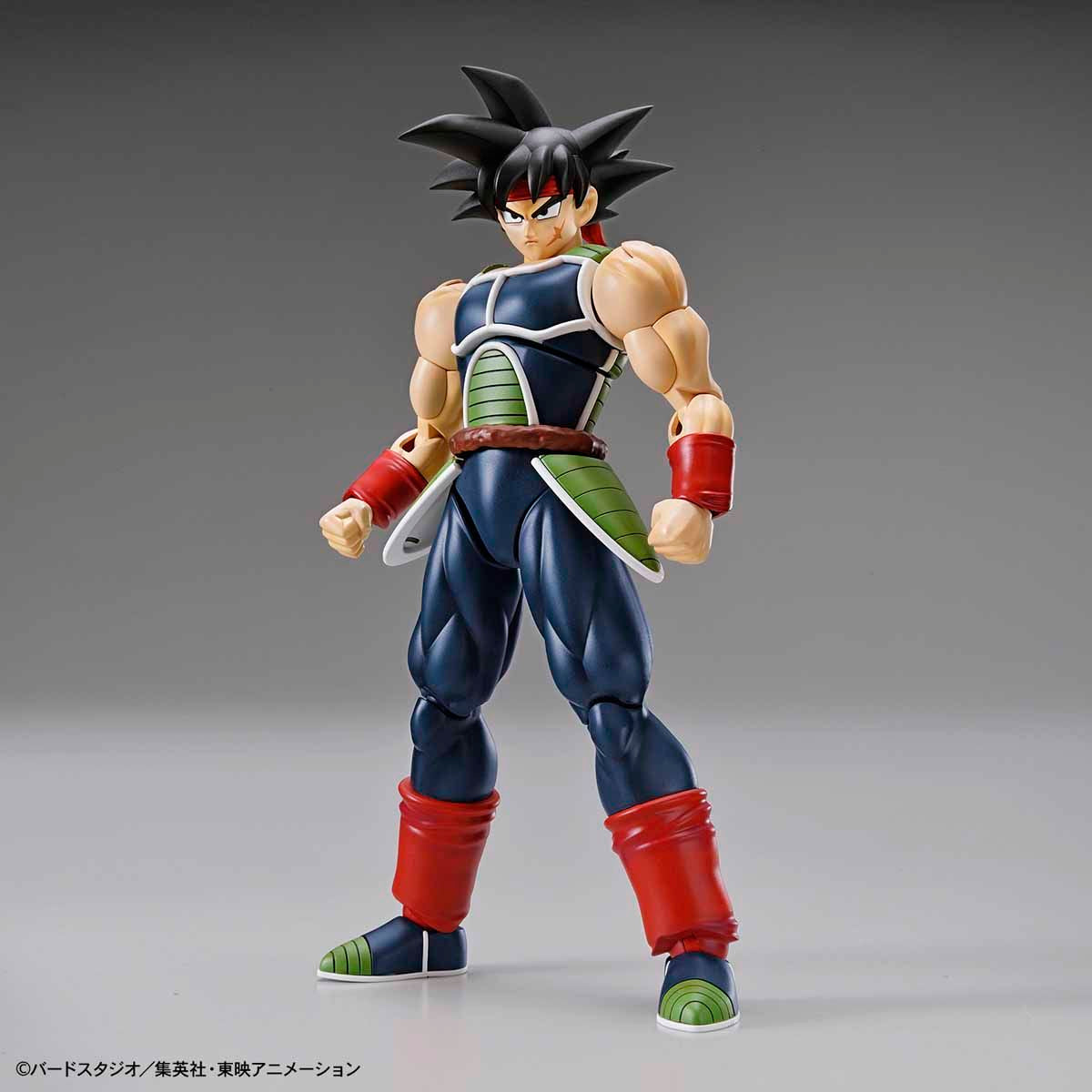 Dragon Ball - Bardock - Figure-rise Standard Model Kit, Plastic model kit of Goku's father Bardock with Muscle Build System, high range of motion, and effect parts, Nippon Figures