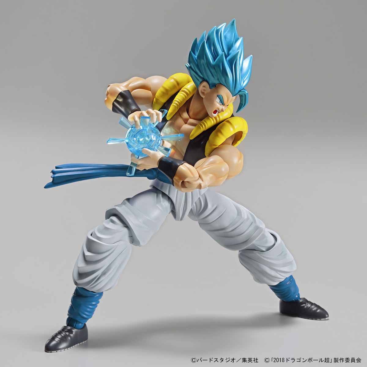 Dragon Ball - Super Saiyan God Gogeta - Figure-rise Standard Model Kit (Bandai), Includes 4 special attack effect parts and black-haired head parts, Nippon Figures